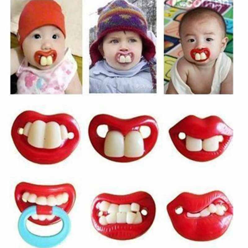 Funny Baby Pacifier Mouth Design